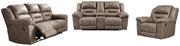 Stoneland Living Room Set Ashley Furniture Living Room Set Sofa/Loveseat/Recliner / Fossil / Option 1 Fresh Start Furniture