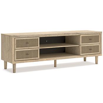Cielden 72" TV Stand with Electric Fireplace -  Ashley Furniture TV Stand w/Fire  Fresh Start Furniture