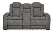 Next-Gen DuraPella Power Reclining Loveseat with Console Ashley Furniture Loveseat  Fresh Start Furniture