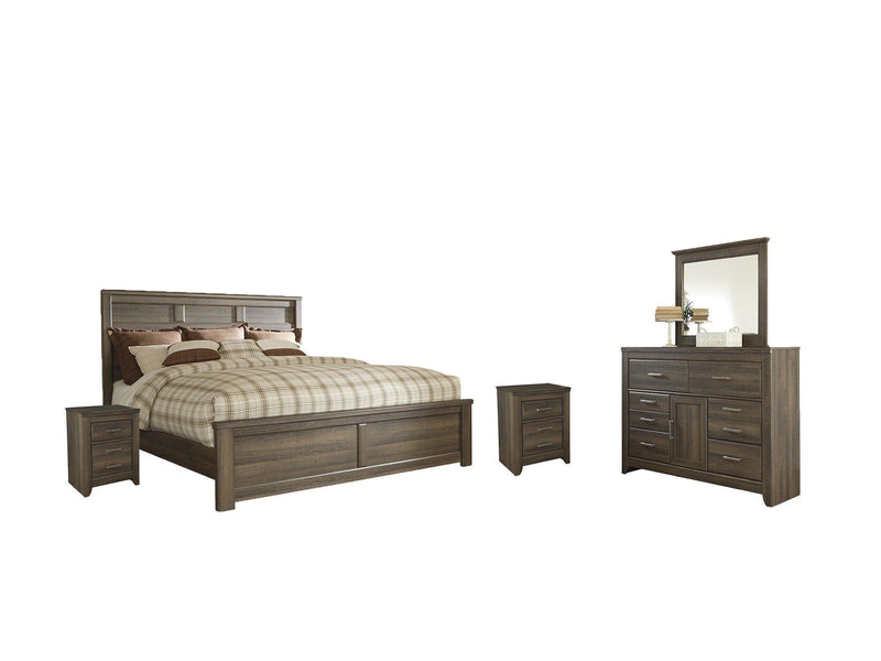 Juararo Bedroom Set Ashley Furniture Bedroom Set Panel Bed / 7-Piece: Dresser & Mirror/Bed (Headboa Fresh Start Furniture