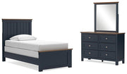 Landocken Bedroom Package Ashley Furniture Bedroom Set Twin / 5-Piece: Bed(Headboard,Footboard,Rails)/Dre Fresh Start Furniture