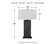 Bartlen Lamp Set -  Ashley Furniture Table Lamp Set