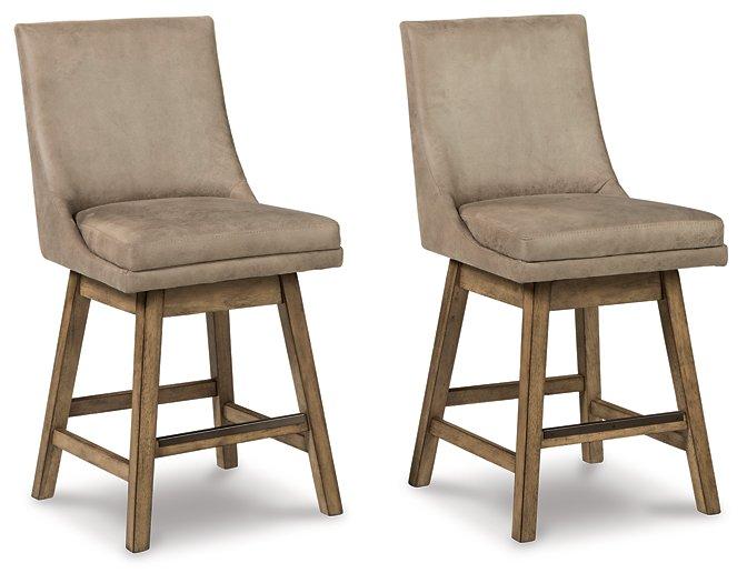 Tallenger Bar Stool Set -  Ashley Furniture Barstool Set  Fresh Start Furniture