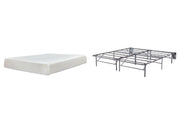 10 Inch Chime Memory Foam Mattress Set Ashley Furniture