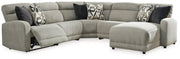 Colleyville Power Reclining Sectional with Chaise -  Ashley Furniture Sectional  Fresh Start Furniture