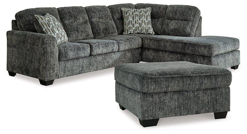 Lonoke Living Room Set Ashley Furniture Living Room Set Sectional/Ottoman / Gunmetal / Option 1 Fresh Start Furniture