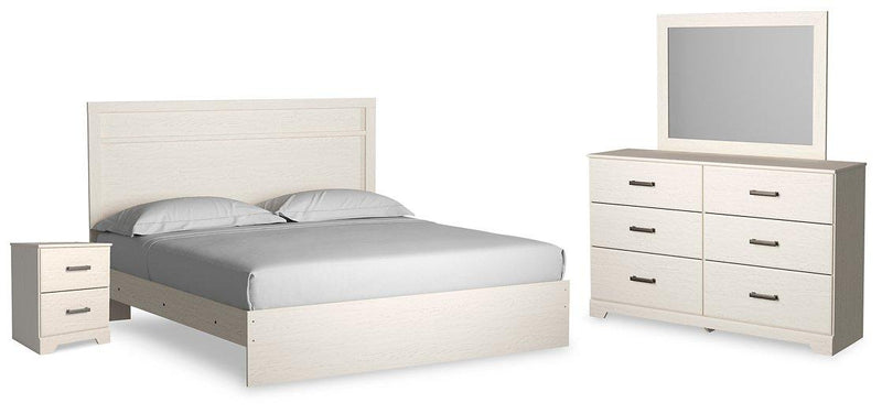 Stelsie Bedroom Set Ashley Furniture Bedroom Set 6-Piece: Dresser & Mirror/Bed (Headboard, Footboar Fresh Start Furniture