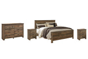 Trinell Bedroom Set -  Ashley Furniture Fireplace Set  Fresh Start Furniture