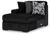 Midnight-Madness Super Chaise Ashley Furniture Sectional  Fresh Start Furniture