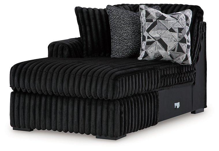 Midnight-Madness Super Chaise Ashley Furniture Sectional  Fresh Start Furniture
