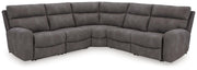 Next-Gen DuraPella Power Reclining Sectional Ashley Furniture Sectional Slate / 5-Piece: Left-Arm Facing Power Recliner/Ar Fresh Start Furniture
