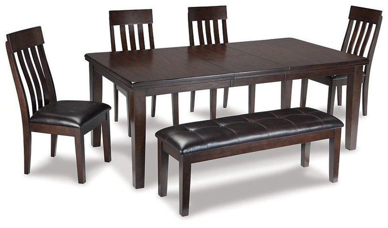 Haddigan Dining Set Ashley Furniture Dining Room Set Dining Table/Bench/4-Dining Chair Fresh Start Furniture