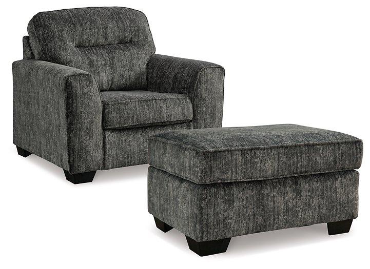 Lonoke Living Room Set Ashley Furniture Living Room Set Chair/Ottoman / Gunmetal / Option 1 Fresh Start Furniture