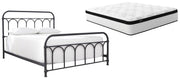 Nashburg Queen Bedroom Set Ashley Furniture Mattress Set 4-Piece: Bed (Headboard, Footboard, Rails)/12-Inch Fresh Start Furniture