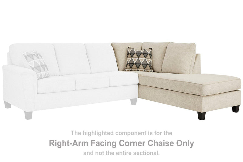 Abinger 2-Piece Sectional with Chaise Ashley Furniture