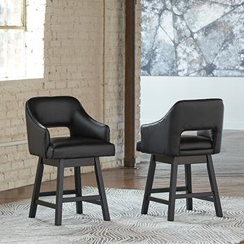 Tallenger Bar Stool Set -  Ashley Furniture Barstool Set  Fresh Start Furniture