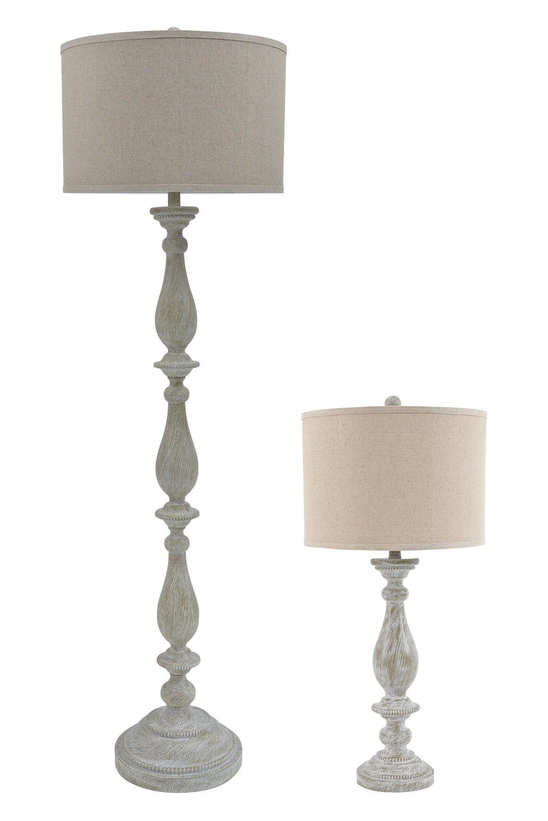Bernadate Lamp Set -  Ashley Furniture Floor Lamps Set