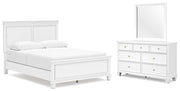 Fortman Bedroom Set Ashley Furniture Bedroom Set 5-Piece: Dresser & Mirror/Bed (Headboard, Footboar Fresh Start Furniture