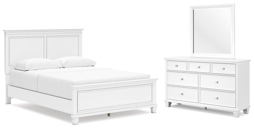 Fortman Bedroom Set Ashley Furniture Bedroom Set 5-Piece: Dresser & Mirror/Bed (Headboard, Footboar Fresh Start Furniture
