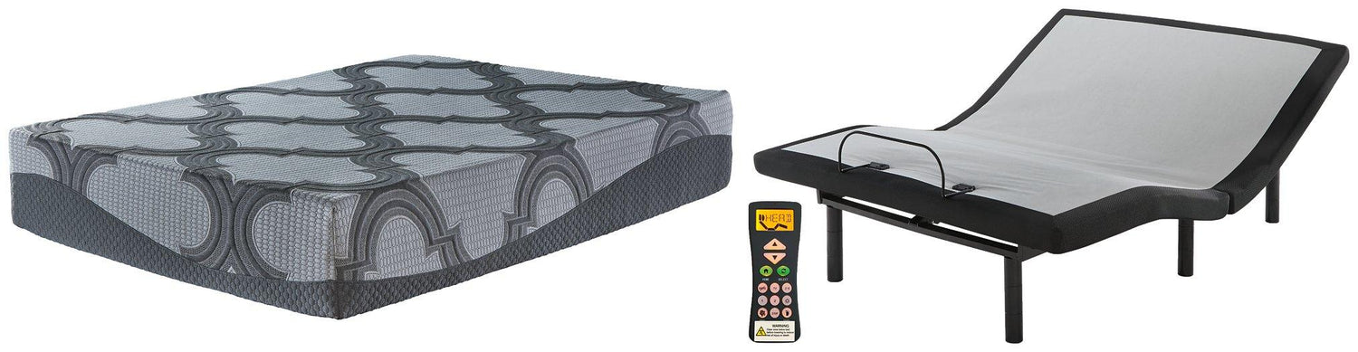 12 Inch Ashley Hybrid Mattress Set Ashley Furniture