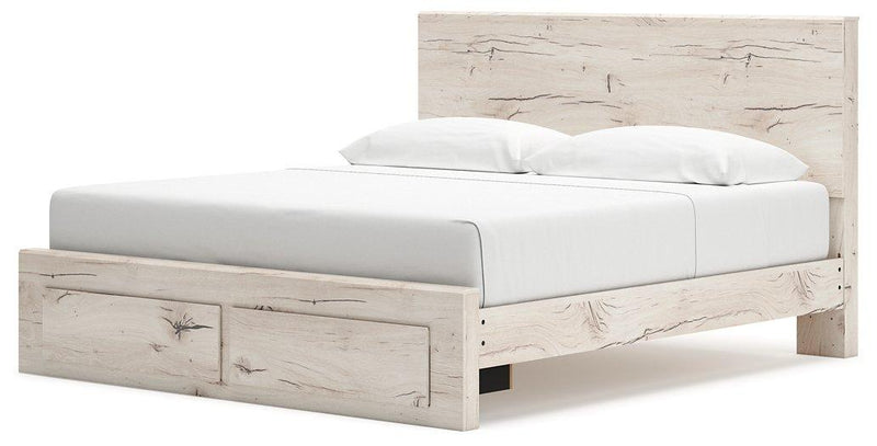 Lawroy Panel Storage Bed -  Ashley Furniture Bed  Fresh Start Furniture
