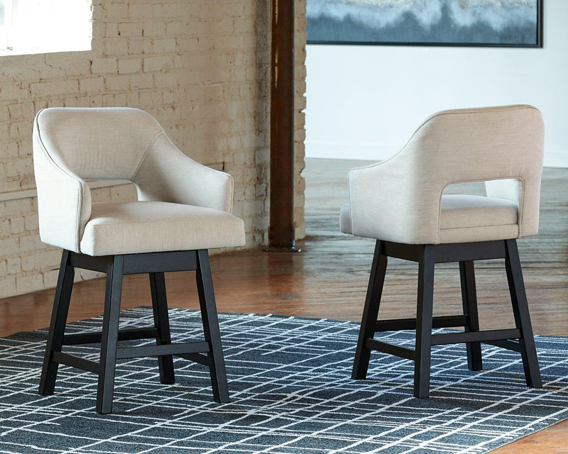 Tallenger Bar Stool Set -  Ashley Furniture Barstool Set  Fresh Start Furniture