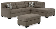 Mahoney Living Room Set Ashley Furniture Living Room Set Sectional/Ottoman / Chocolate / Option 2 Fresh Start Furniture