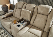 Next-Gen DuraPella Power Reclining Loveseat with Console Ashley Furniture Loveseat  Fresh Start Furniture