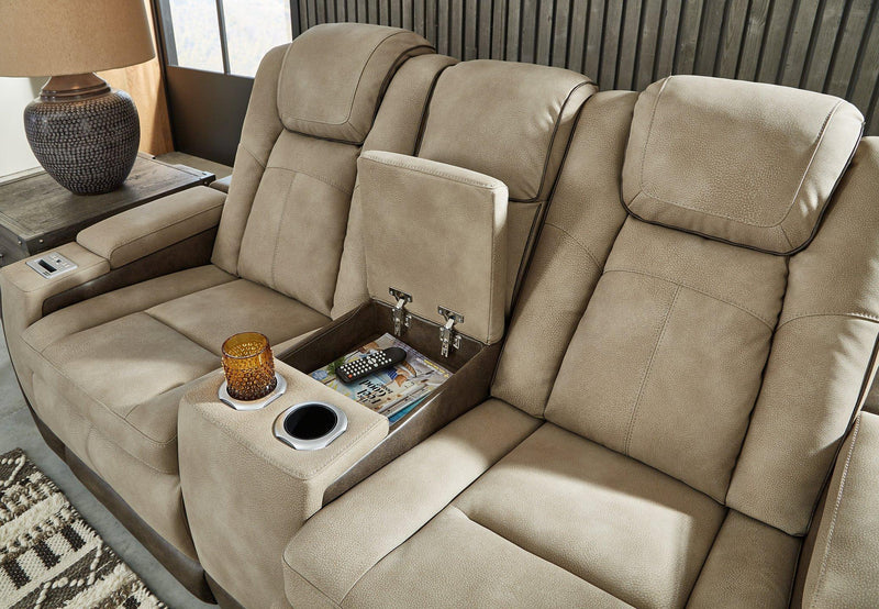 Next-Gen DuraPella Power Reclining Loveseat with Console Ashley Furniture Loveseat  Fresh Start Furniture