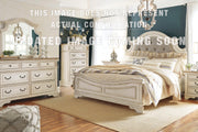 Realyn Bedroom Set Ashley Furniture Bedroom Set Upholstered Bed w/ Storage / 7-Piece: Dresser & Mi Fresh Start Furniture