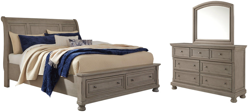 Lettner Bedroom Set Ashley Furniture Bedroom Set Sleigh Bed / 5-Piece: Dresser & Mirror/Bed (Headbo Fresh Start Furniture