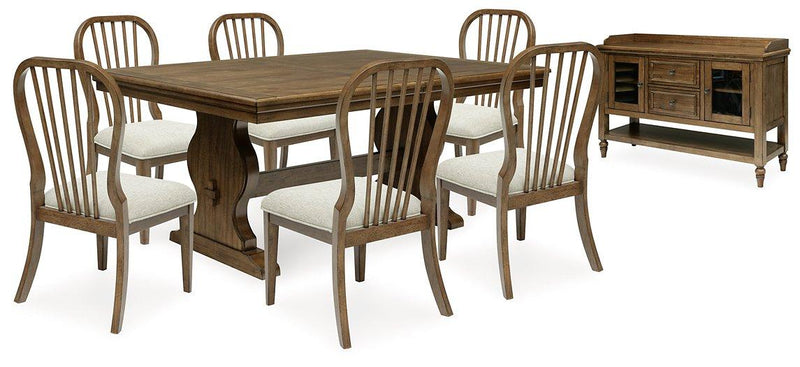 Sturlayne Dining Room Set Ashley Furniture Dining Room Set 8-Piece: Dining Table/Server/6-Dining Chair Fresh Start Furniture