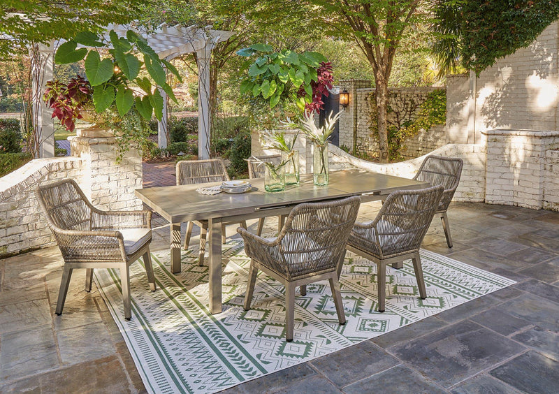 Beach Front Outdoor Set -  Ashley Furniture Outdoor Dining Set