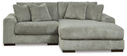 Lindyn Sectional with Chaise Ashley Furniture Sectional Fog / 2-Piece / Right-Arm Facing Fresh Start Furniture