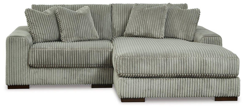 Lindyn Sectional with Chaise Ashley Furniture Sectional Fog / 2-Piece / Right-Arm Facing Fresh Start Furniture