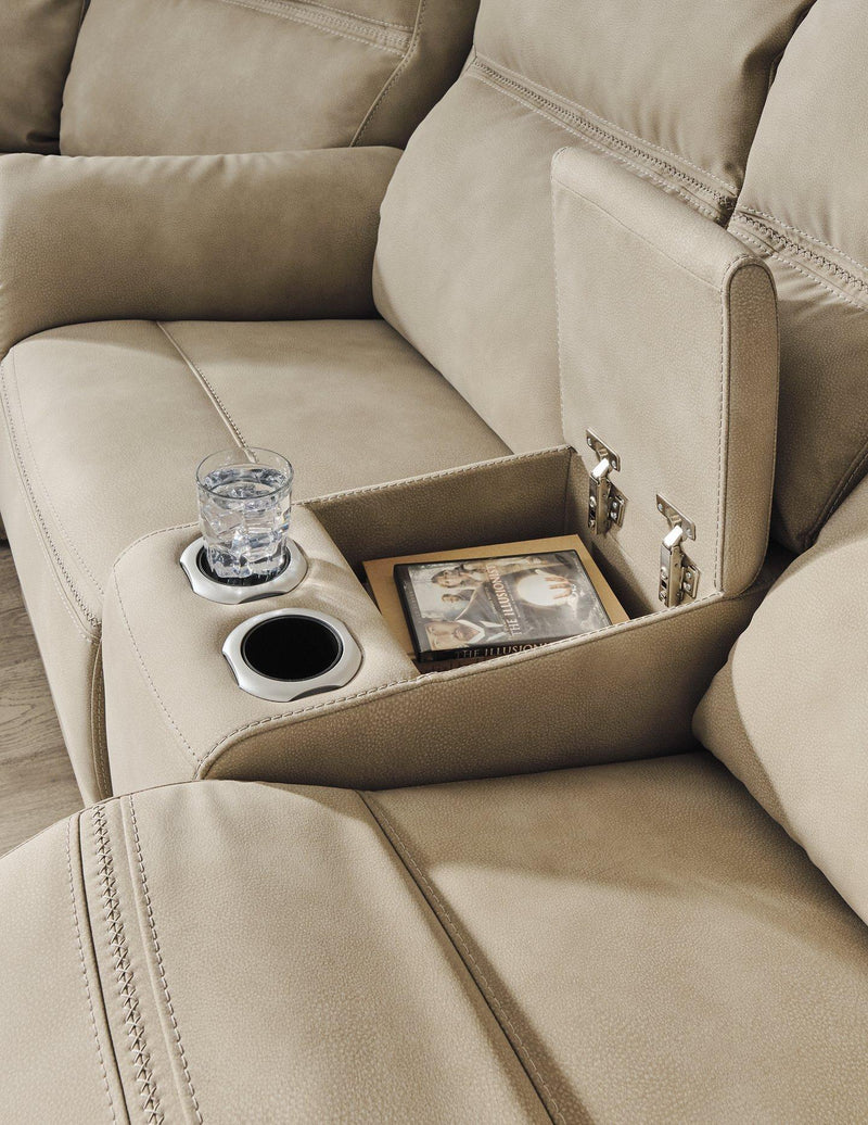 Next-Gen DuraPella Power Reclining Loveseat with Console Ashley Furniture Loveseat  Fresh Start Furniture