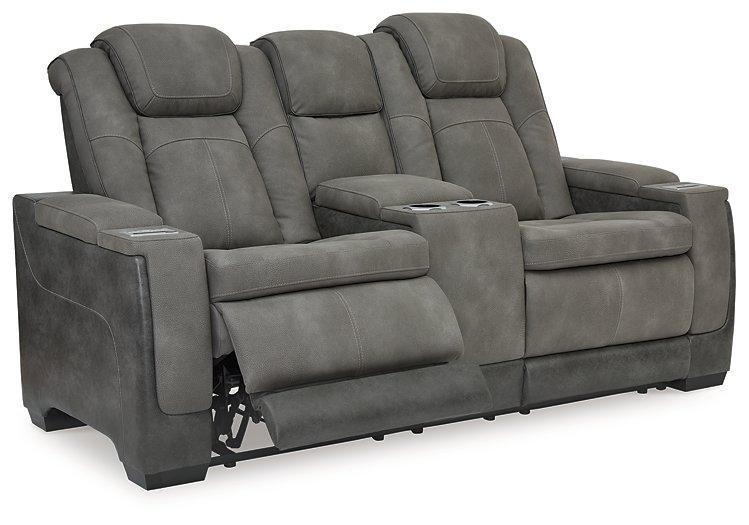Next-Gen DuraPella Power Reclining Loveseat with Console Ashley Furniture Loveseat  Fresh Start Furniture