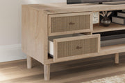 Cielden 72" TV Stand with Electric Fireplace -  Ashley Furniture TV Stand w/Fire  Fresh Start Furniture