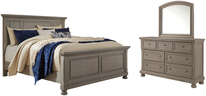 Lettner Bedroom Set Ashley Furniture Bedroom Set Panel Bed / 5-Piece: Dresser & Mirror/Bed (Headboa Fresh Start Furniture