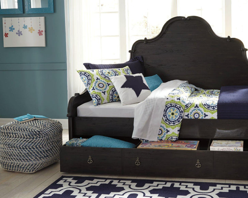 Chevron Pouf -  Ashley Furniture Pouf  Fresh Start Furniture