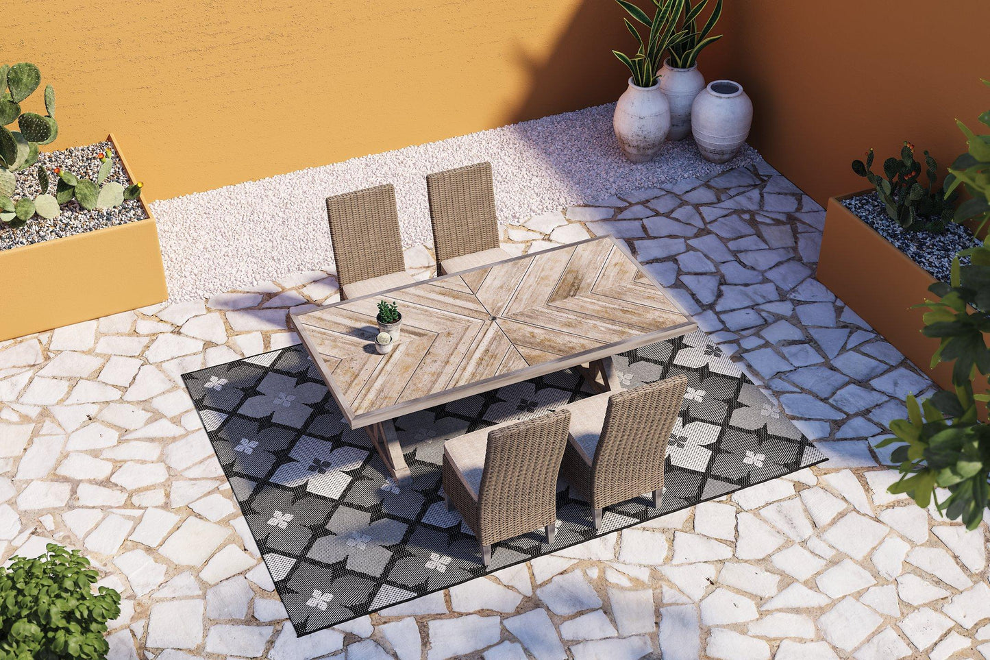 Beachcroft Outdoor Dining Set -  Ashley Furniture Outdoor Dining Set