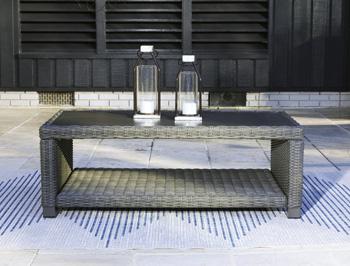 Elite Park Outdoor Occasional Table Set -  Ashley Furniture Outdoor Table Set  Fresh Start Furniture