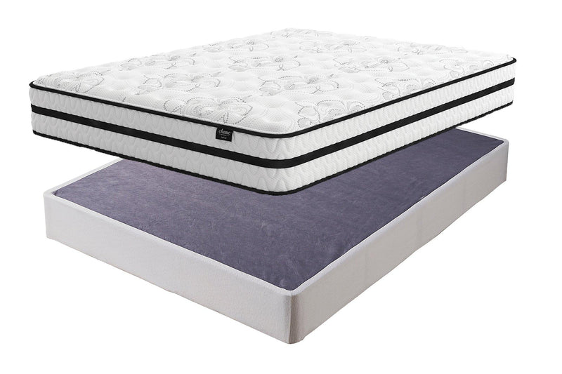 Chime 10 Inch Hybrid Mattress Package -  Ashley Furniture Mattress Set  Fresh Start Furniture