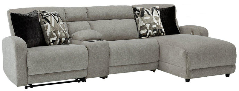 Colleyville Power Reclining Sectional with Chaise -  Ashley Furniture Sectional  Fresh Start Furniture