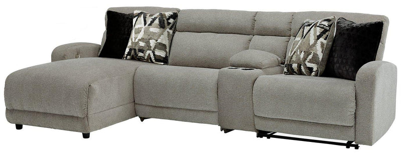 Colleyville Power Reclining Sectional with Chaise -  Ashley Furniture Sectional  Fresh Start Furniture