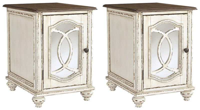 Realyn End Table Set Ashley Furniture Table Set 2-End Table Chair Side / Option 2 Fresh Start Furniture
