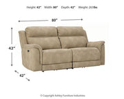 Next-Gen DuraPella Power Reclining Sofa Ashley Furniture Sofa  Fresh Start Furniture