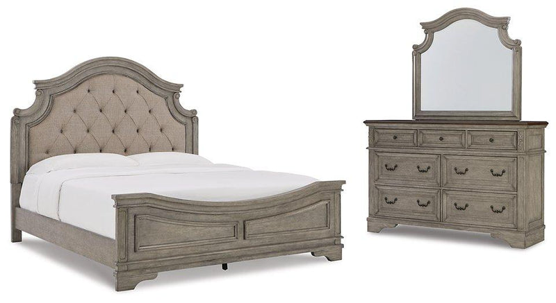 Lodenbay Bedroom Set Ashley Furniture Bedroom Set 5-Piece: Dresser & Mirror/Bed (Headboard, Footboar Fresh Start Furniture