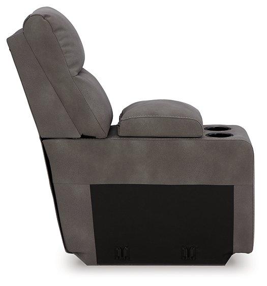 Next-Gen DuraPella Power Reclining Sectional Loveseat with Console Ashley Furniture Sectional  Fresh Start Furniture