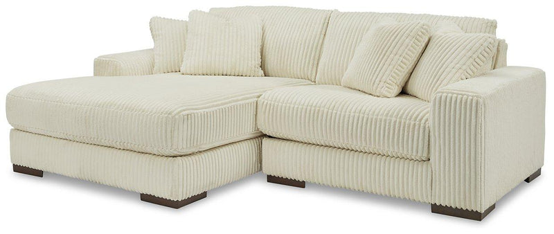 Lindyn Sectional with Chaise Ashley Furniture Sectional Ivory / 2-Piece / Left-Arm Facing Fresh Start Furniture